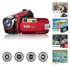 1080P 16MP Digital Video Camera with 16X Zoom Fill Light - Perfect for Vlog...