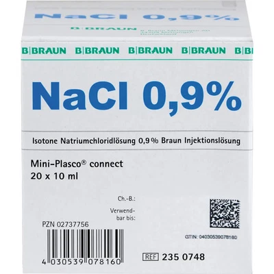 B. BRAUN MELSUNGEN AG KOCHSALZLÖSUNG 0,9% Miniplasco connect 200 ml PZN 02737756