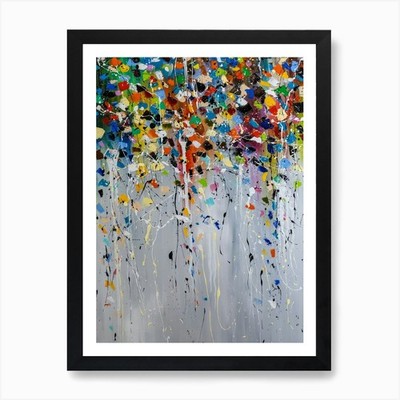 Moment Before The Rain Kunstdruck gerahmt Wandbild Poster Leinwanddruck Bild
