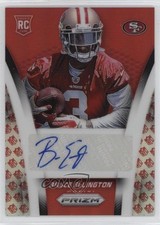 2014 Panini Prizm Rookie NFL Logo 45/75 Bruce Ellington #AR-BE Auto Shield i6j