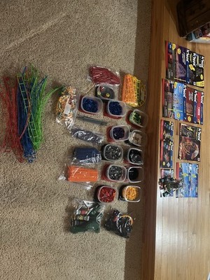 K Nex Massive Lot - 7 Large, 2 Small, & 3 Robot Builds Coasters Rides & Motors