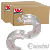 2X VAN Wezel Spritzbleche Bremsscheiben Hinten Beidseitig Passend FÜR VW