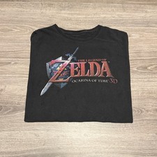 Vintage 2011 The Legend Of Zelda Ocarina Of Time 3DS Nintendo T-Shirt Adult 2XL