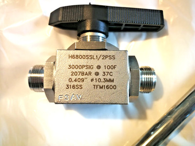 HAM-LET Kugelhahn H6800SSL1/2PSS