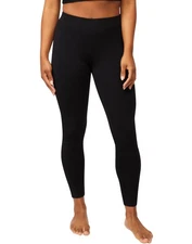 Hanes Leggings Women's EcoSmart Classic Fitted All Day Comfort Workout Black