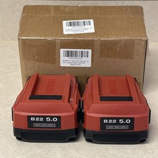 2 Pack 22V 5.0 Replacement Lithium-Ion Battery Compatible with Hilti B22 21.6V 2