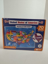 United States Puzzle for Kids - 70 Piece - USA Map Puzzle 50 States