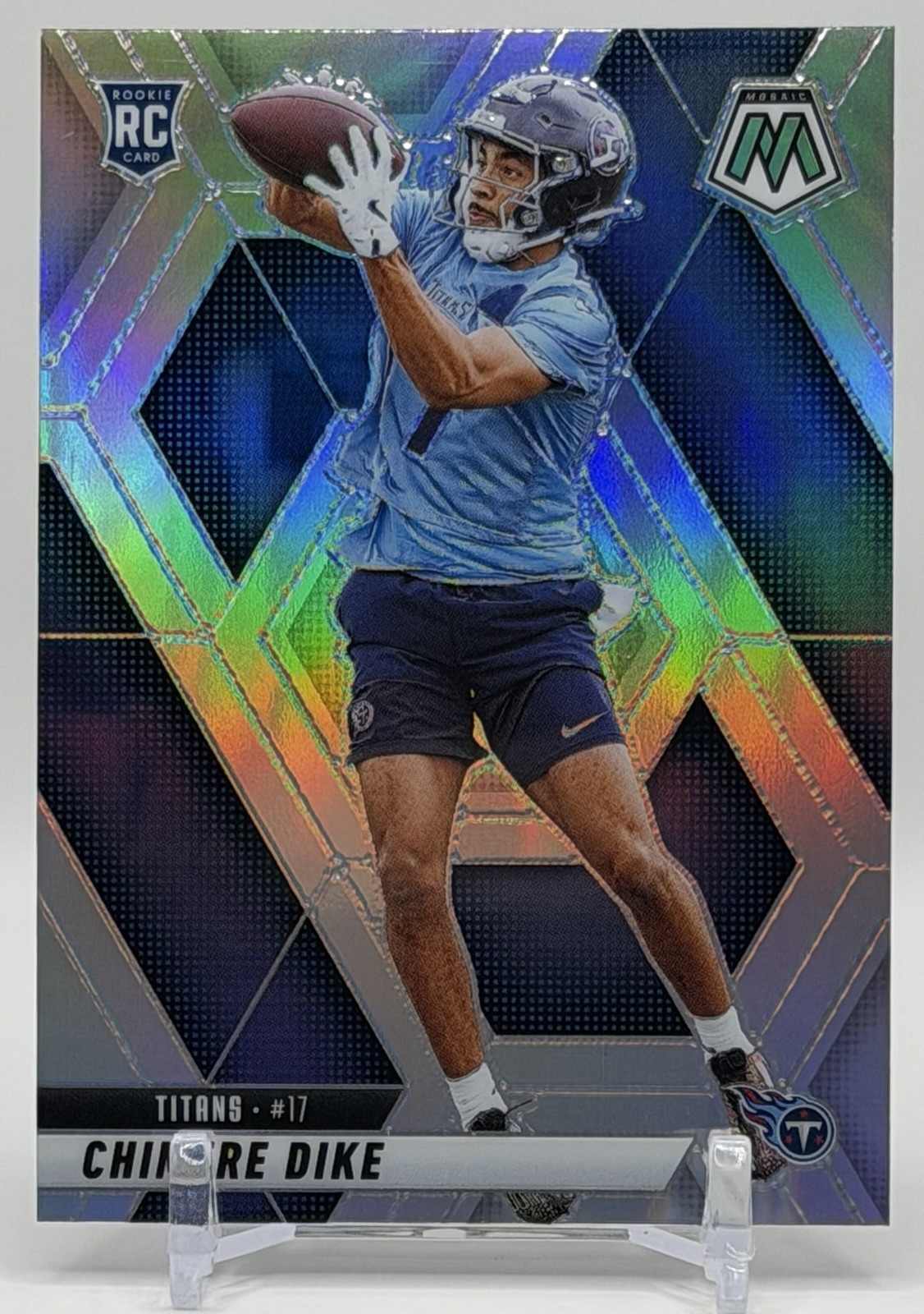 Chimere Dike 2025 Panini Mosaic #356 Silver Prizm Rookie