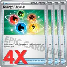 4x Energy Recycler x4 -Destined Rivals - Uncommon - Pokemon TCG Playset