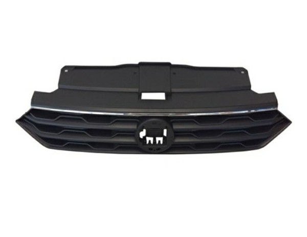 Gitter Grill Vorne FÜR Volkswagen T-ROC 2017-2021 VERCHROMT-SCHWARZ-image