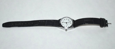 Ladies Dress/Formal Fabiani Watch w/ Dark Leather Band Pre-owned (OF-C5)