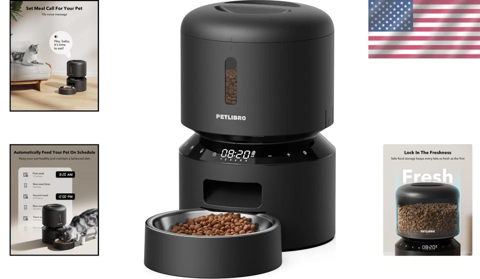 Modern Automatic Pet Feeder with Smart Infrared Detection & Freshness Lock - Image 2 of 4