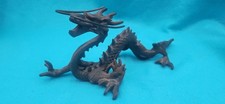 Vintage TOYO Cast Bronze Metal Japanese Dragon Talons Statue w/ Original Sticker