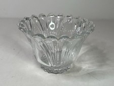 KIG Indonesia Pressed Glass Bowl with Embossed Tulip Design — listing 4