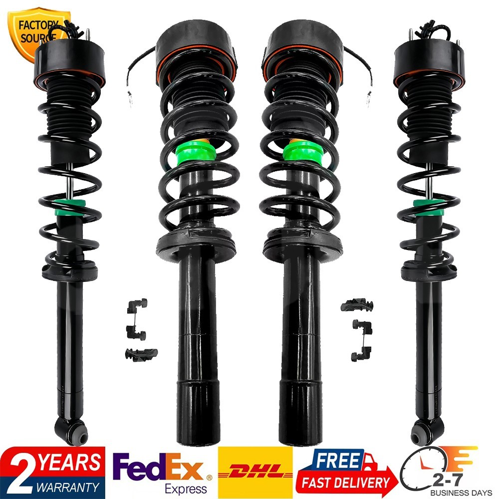 4x Front Rear Shock Struts Assys with Magnetic For Cadillac CT6 AWD 16-18 Sedan