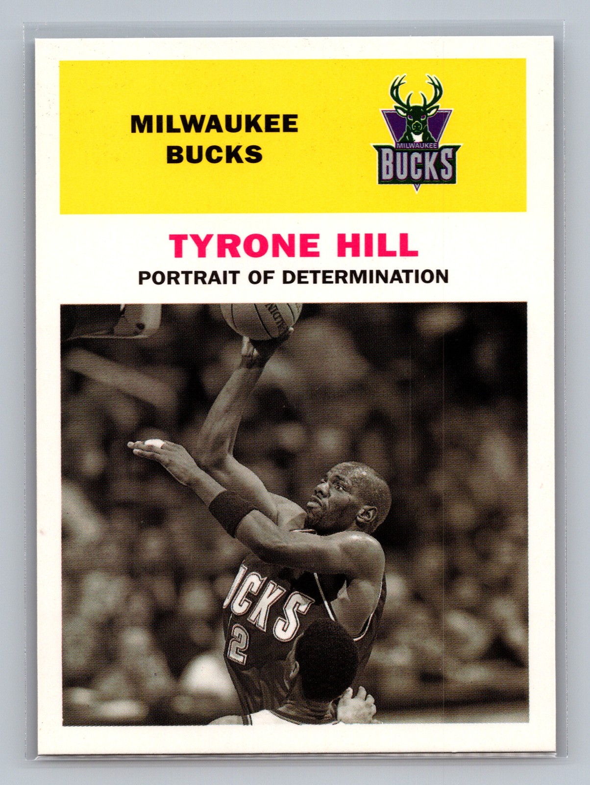 1998-99 Fleer Tradition Vintage '61 TYRONE HILL #85 Milwaukee Bucks