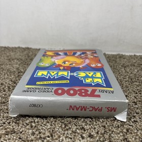 Ms. Pac-Man Atari 7800 Complete In Box CIB Vintage Gaming TESTED AND WORKING!