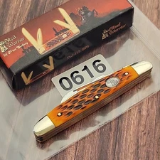 Steel Warrior Full Congress Whittler Folding Pocket Knife 3.5" Closed