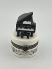Vintage Ceramic Grand Piano Music Trinket Box Hinged Lid — photo 1