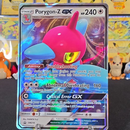 Porygon-Z GX SM216 Sun & Moon Promo Holo Black Star Promo 2019 English