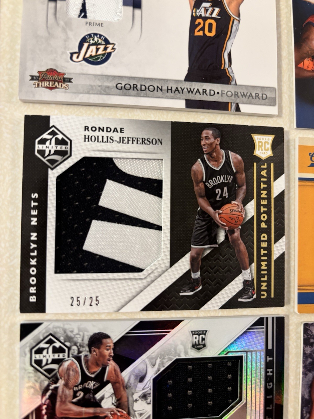 Lot Of 15 Auto Numbered Patch Cards NBA Basketball Hayward 50/50!  view 9