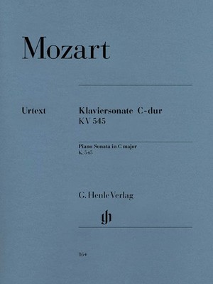 Mozart Piano Sonata in C Major K545 Henle Urtext Classical Sheet Music Book