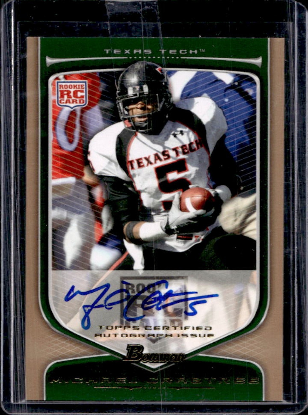 Michael Crabtree Bowman Draft #114 Bronze