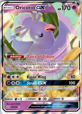 Pokemon COSMIC ECLIPSE ORICORIO GX 95/236 Holo NM