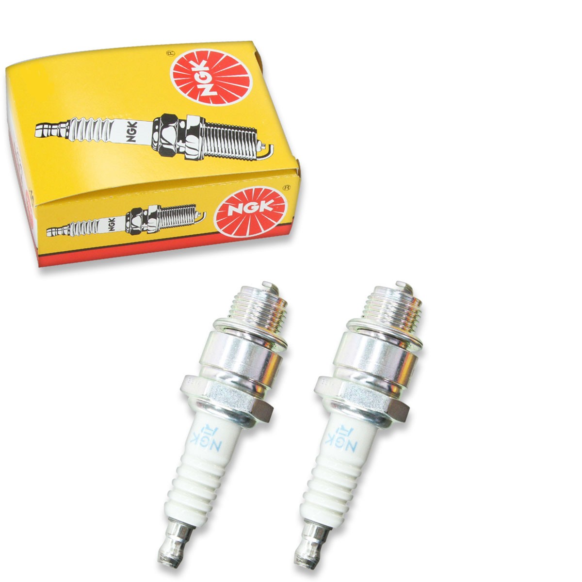 2 pc NGK 1134 BR8HS-10 Standard Spark Plugs for TR24-10 QL78C E8RC E3.32 gs