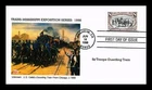 DR JIM STAMPS US COVER TROOPS GUARDING TRAIN TRANS-MISSISSIPPI FDC BGC CACHET
