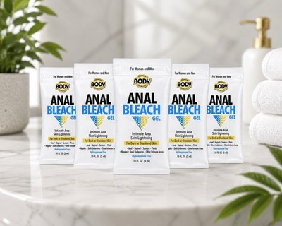 5 Pack Body Action  Bleach Gel Intimate Skin Lightening Hydroquinone Free