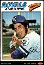 1977 Topps #290 Amos Otis Royals 4 - VG/EX
