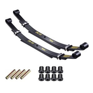 2PC Rear Leaf Springs Heavy Duty Dual Action Bushings Golf Cart DS Car Closeout
