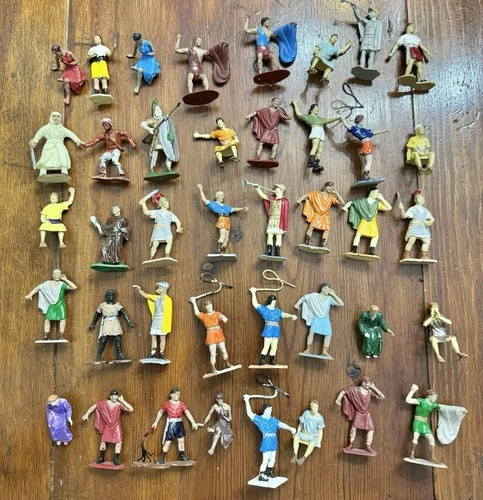 Marx Recast? Mpc or Others Toy Soldier Ben Hur? Playset Lot