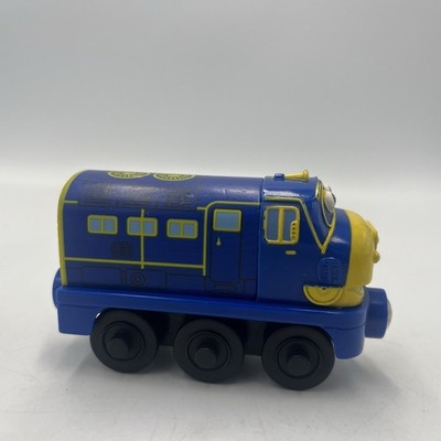 Chuggington Wooden Railway Train Engine Brewster - works w/ Thomas, Brio
