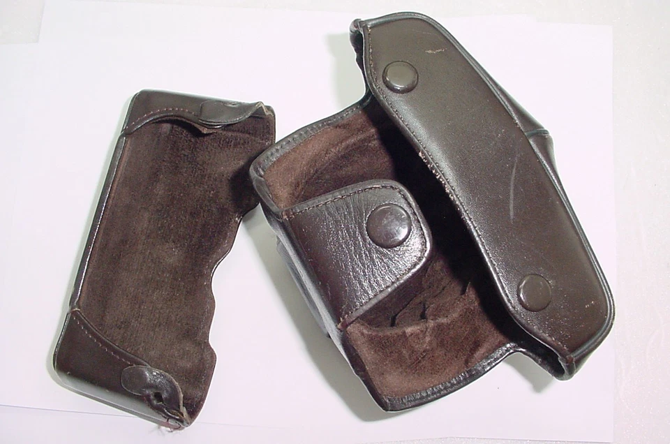 Funda de cuero marrón Olympus 1,4 N para cámaras OM-1, OM-2, MO-1n, OM-2n, OM-4 Foto 4 de 4