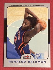 2006-07 Fleer Basketball Renaldo Balkman NBA Rookie Card #231 Knicks. rookie card picture