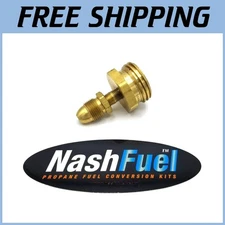 Automotive Fill Station Adapter, Brass Finish