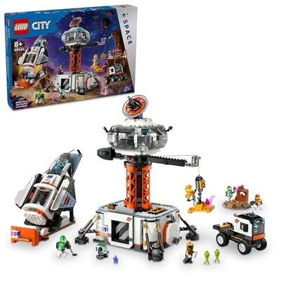 LEGO City Space Station and Rocket Launch Pad Toy Gift Birthday Christmas Boys