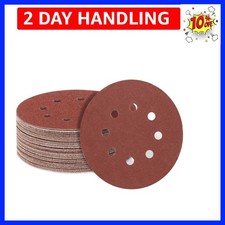 50 PCS 120 Grit 5 Inch 8 Hole Sanding Discs, Hook and Loop Round Sandpaper Pa... 0.28 per gallon