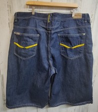 Akademiks Y2K Baggy Denim Shorts Men's 44W Jorts Skate Streetwear