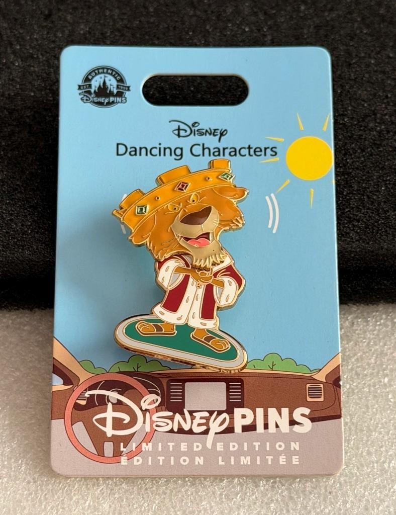Disney Robin Hood Prince John Dancing Characters LE 4000 Pin