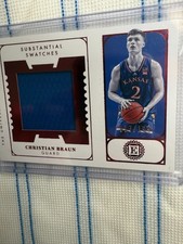 2022-23 Christian Braun Chronicles Encased Substantial Swatches RC Jersey 17/199