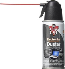 Falcon Dust-Off Compressed Air Duster 3.5oz - Blast Away Dust from Electronics 