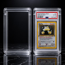 PSA Graded Card Acrylic Display Case  Magnetic Lid  Ultra Thick  UV Safe