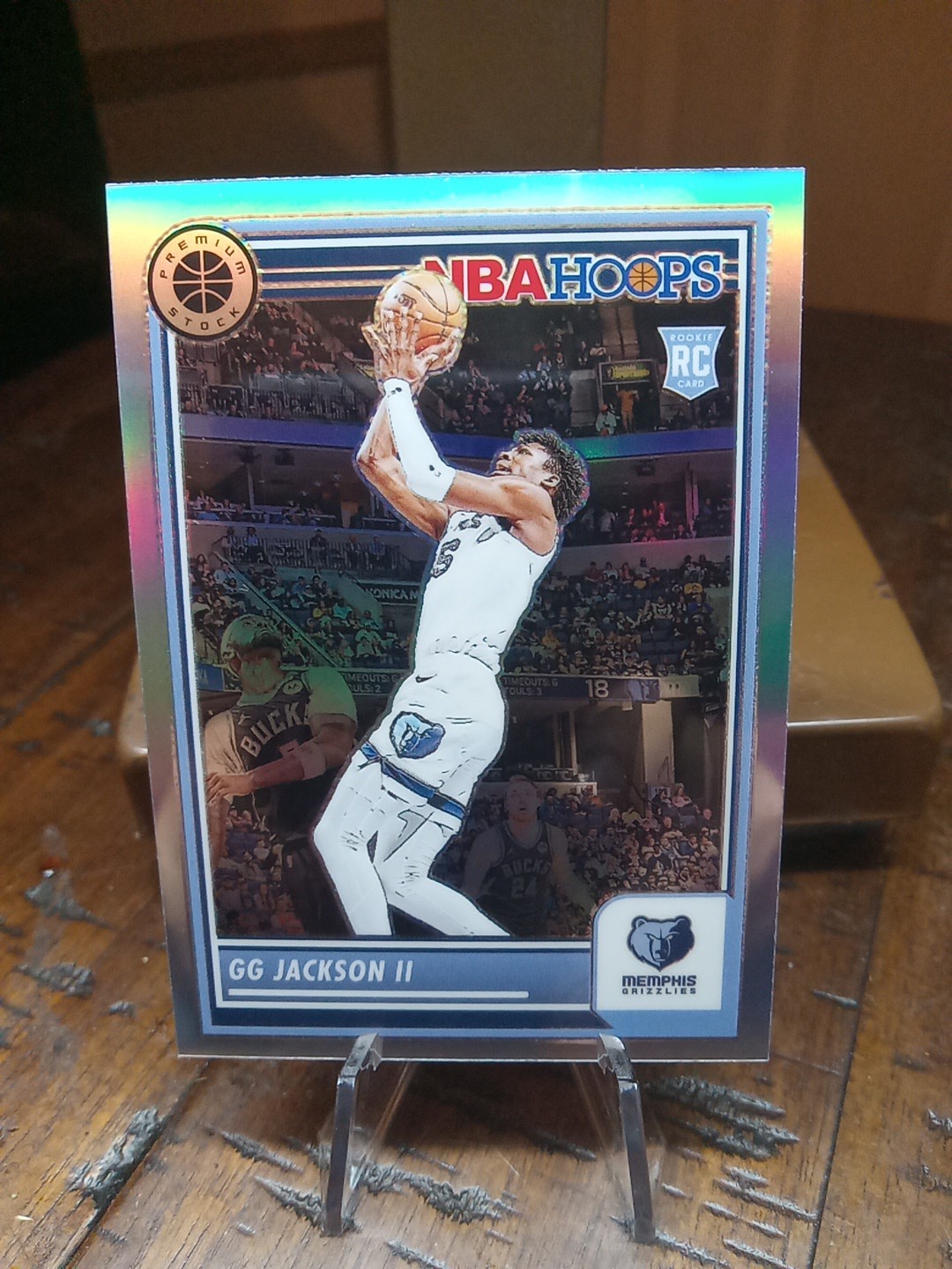 2023-24 Panini Nba Hoops Premium Stock - GG Jackson #43 Silver Prizm (RC)