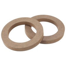 Universal Wooden Subwoofer Spacer Rings for Car Speaker Mounting 2 Pcs