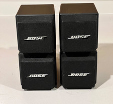 Lot of 2x Bose AM-5 Acoustimass Double Cube System Direct Reflect Speakers