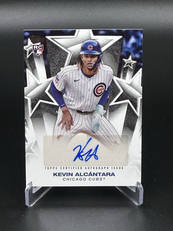 2025 Topps Series 1 Baseball Stars Autographs Kevin Alcantara #BSA-KAL (AU, RC)