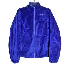 The North Face Fleece Jacket Royal Blue Full Zip Women's Medium Winter Fall Warm